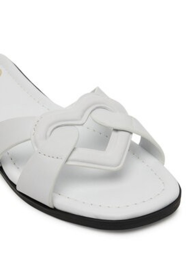 LOVE MOSCHINO Klapki JA28092G1MIA0100 Biały