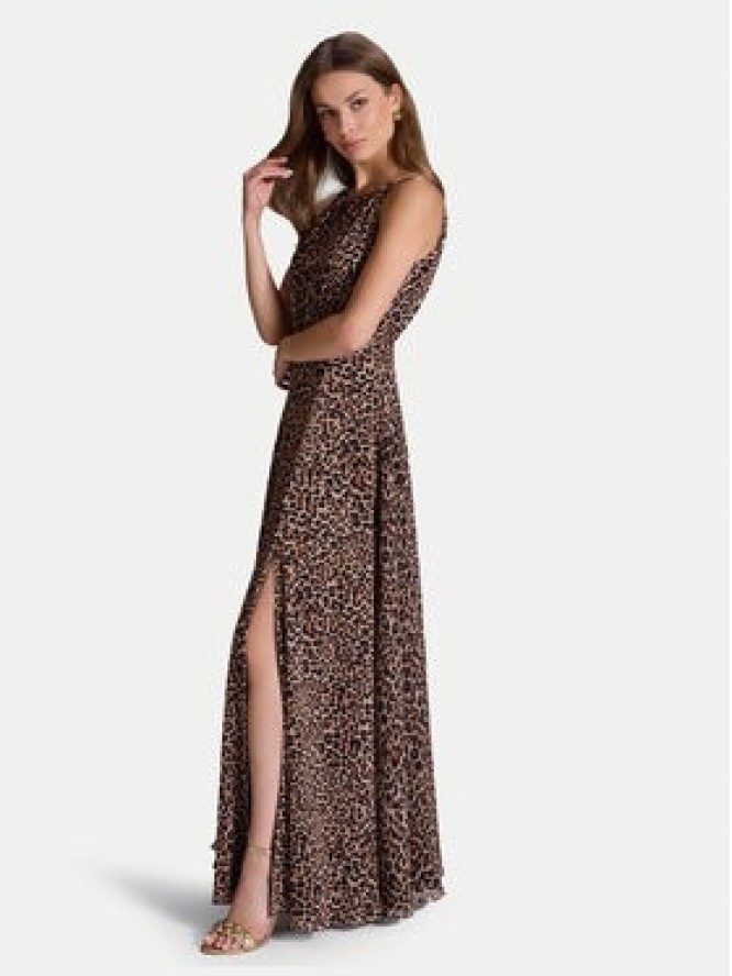 Swing Sukienka wieczorowa 5AI15400 Brązowy Regular Fit