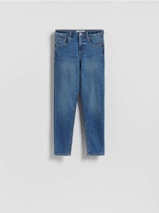 Jeansy slim fit push up - niebieski