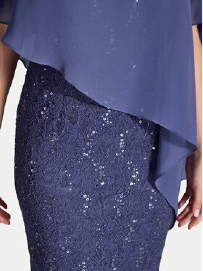 Swing Sukienka koktajlowa 77760410 Niebieski Regular Fit