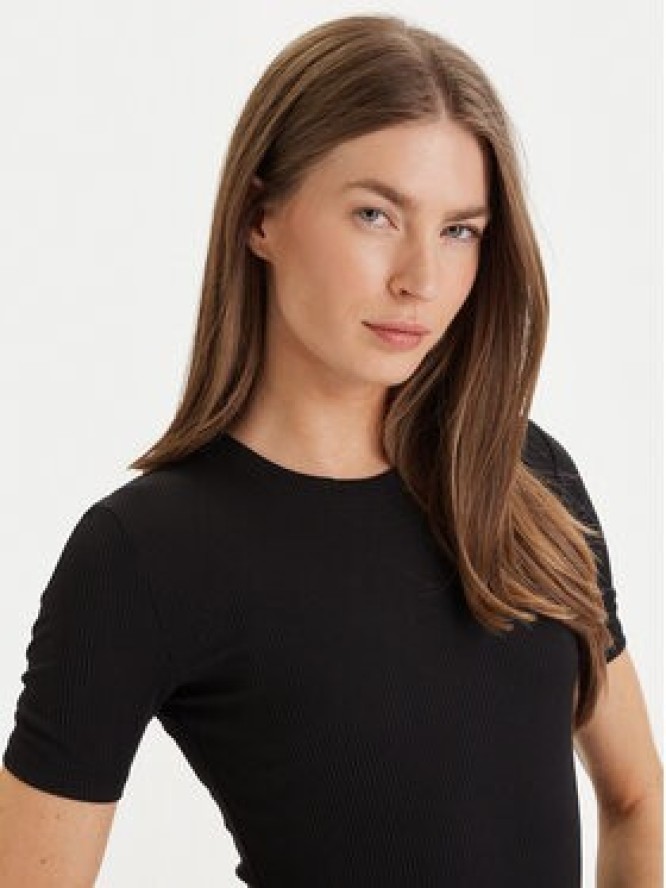 Calvin Klein T-Shirt LV044D246G Czarny Slim Fit