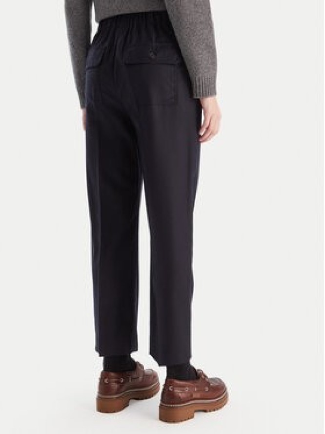 Weekend Max Mara Spodnie materiałowe Hataley 2525136022 Granatowy Regular Fit
