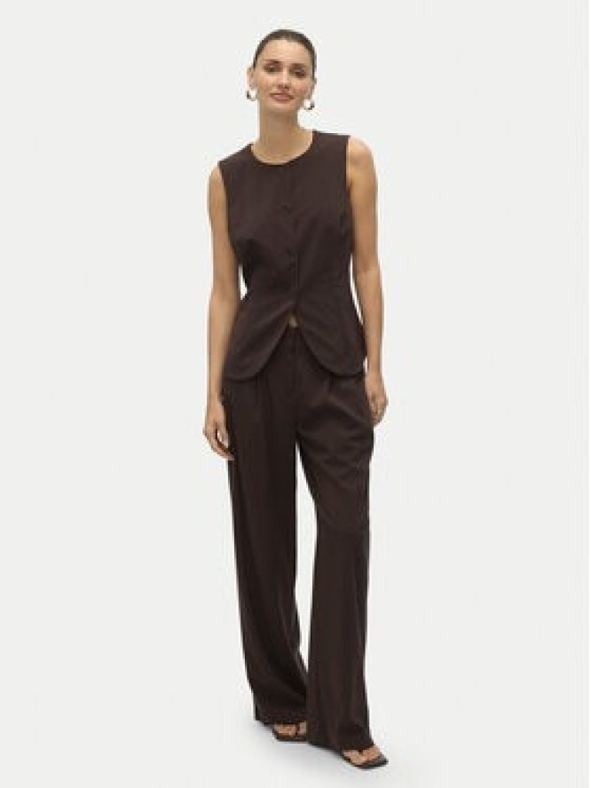 Vero Moda Kamizelka Sigga 10336320 Brązowy Regular Fit
