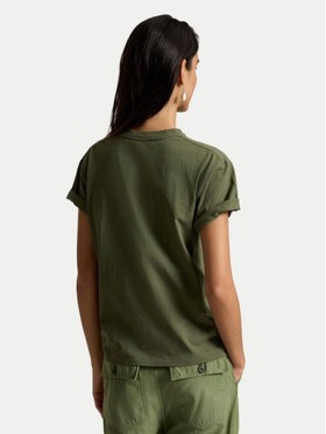 Polo Ralph Lauren T-Shirt 211B17806001 Zielony ciemny Regular Fit