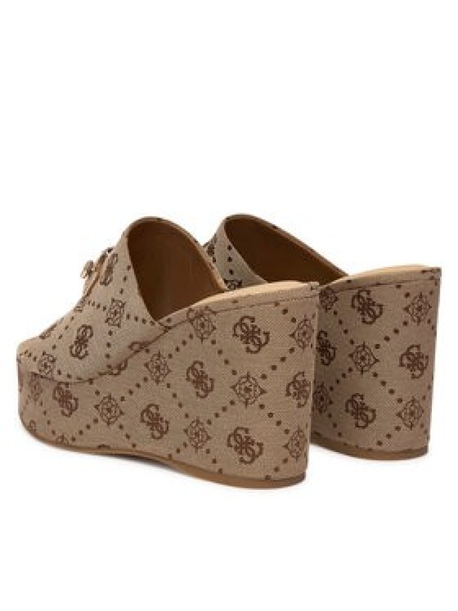 Guess Klapki FLJEVZ FAL04 Beżowy jasny