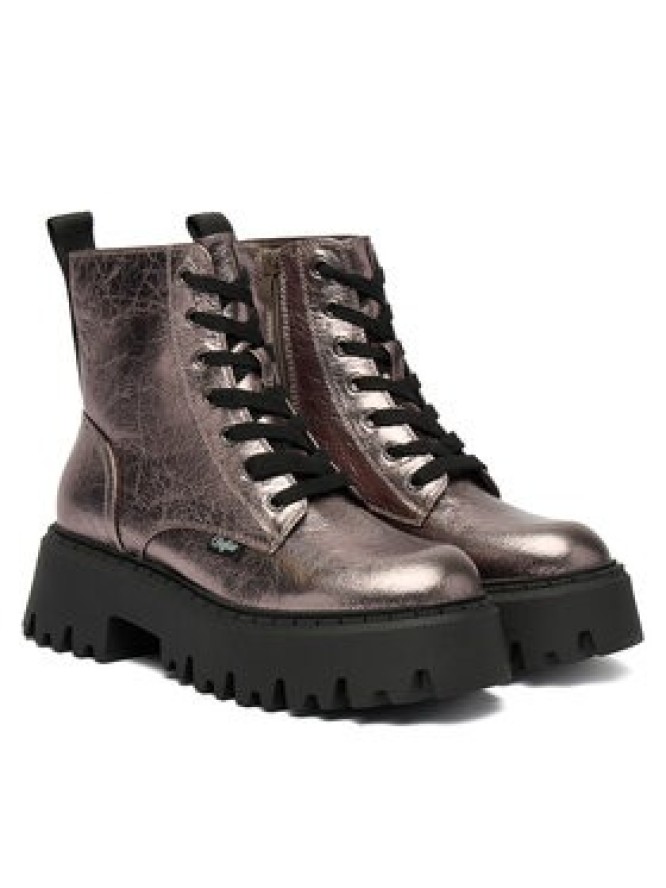 Buffalo Trzewiki Aspen Lace Up Mid 1622596 Srebrny