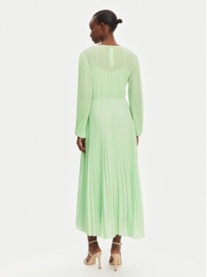 TWINSET Sukienka koktajlowa 251TP2330 Zielony Regular Fit