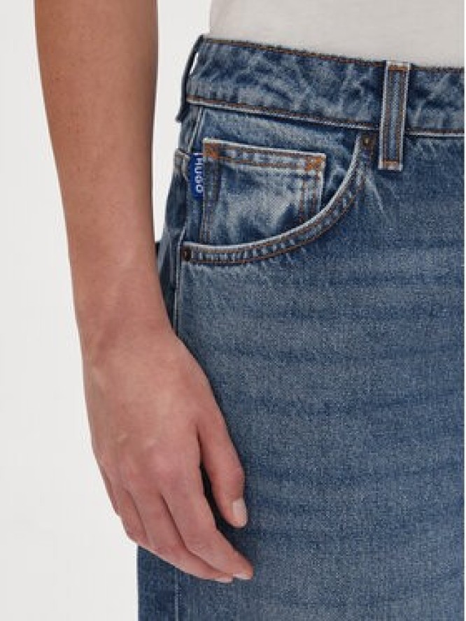 HUGO Jeansy 50533913 Niebieski Regular Fit