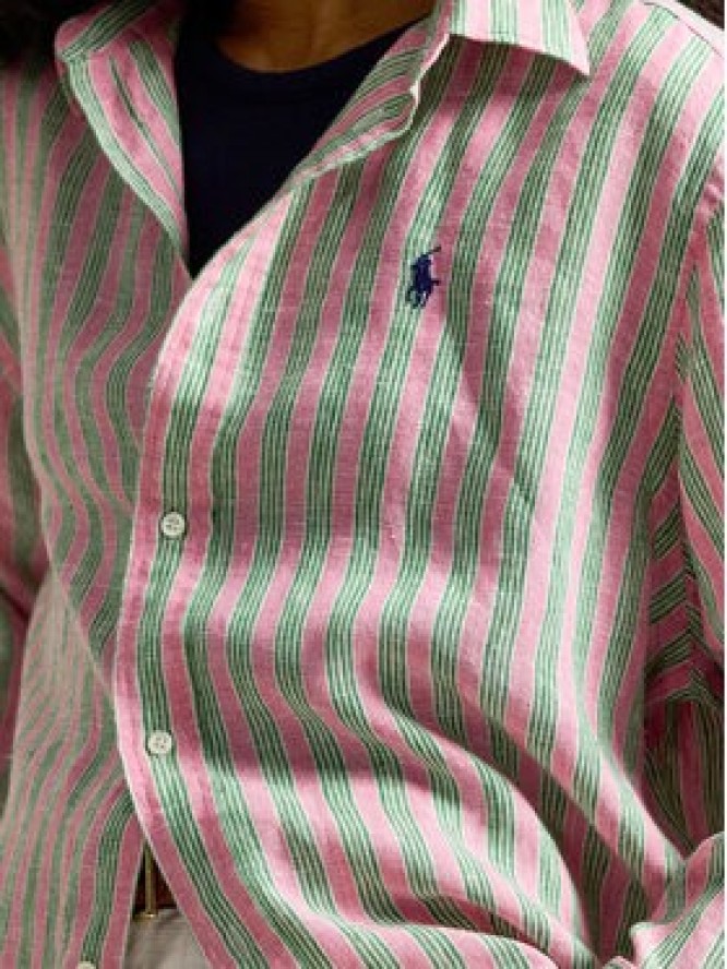 Polo Ralph Lauren Koszula 211935130501 Bordowy Relaxed Fit