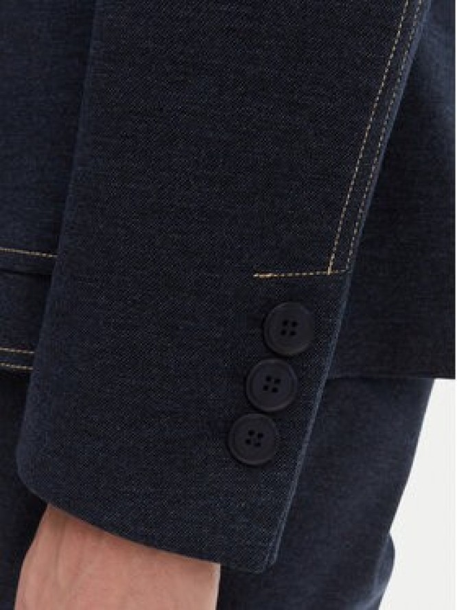 Olsen Marynarka 15001470 Granatowy Regular Fit