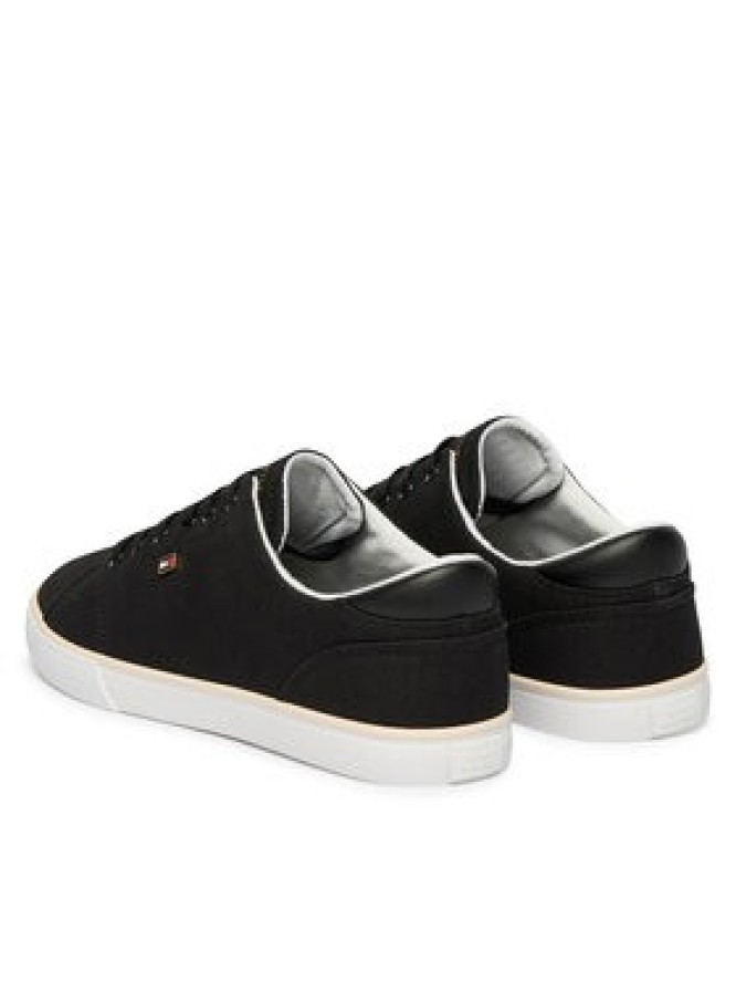 Tommy Hilfiger Tenisówki Th Low Profile Vulc Canvas FW0FW09102 Czarny