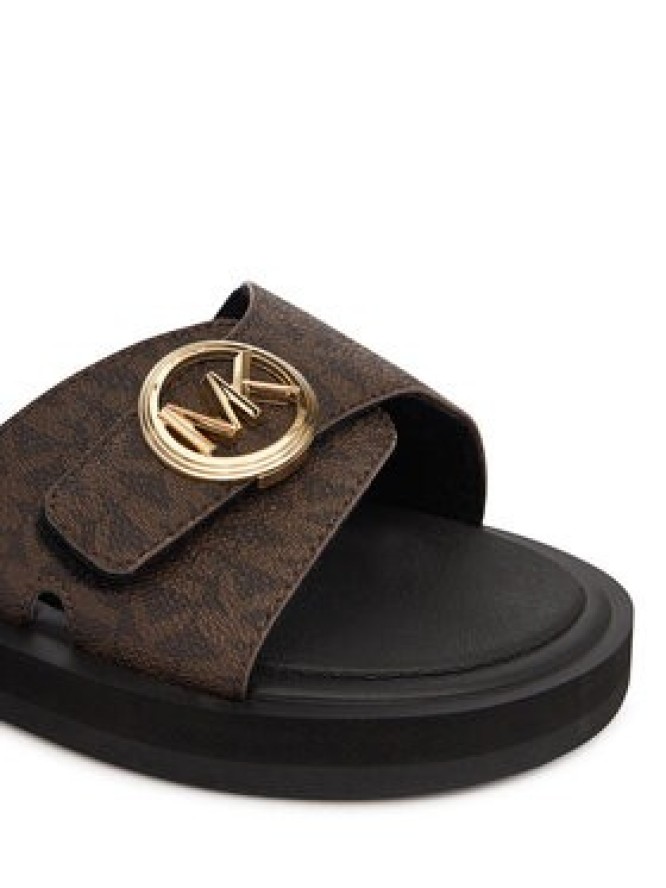 MICHAEL Michael Kors Klapki MK Pool 40R6MKFA1B Brązowy