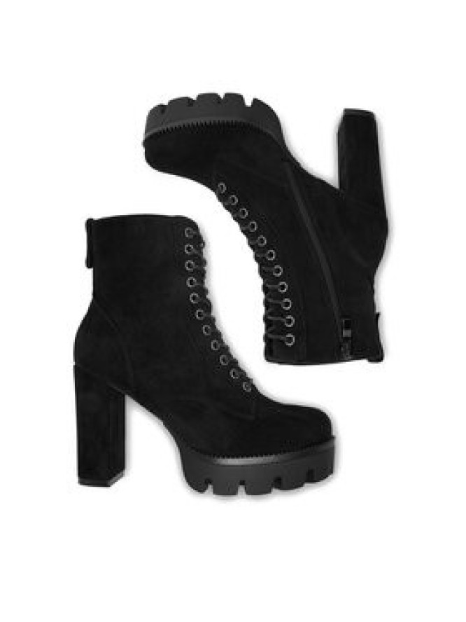 DeeZee Botki 23756-4-BLACK SU Czarny