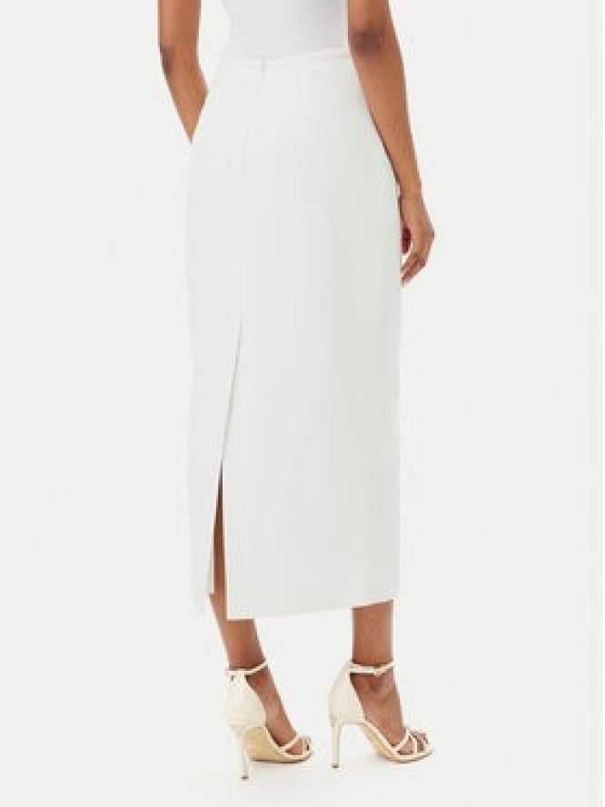 French Connection Spódnica midi 73YAB Biały Regular Fit