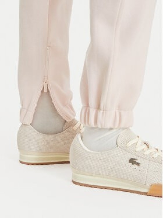 Lacoste Spodnie dresowe XF5244 Różowy jasny Regular Fit