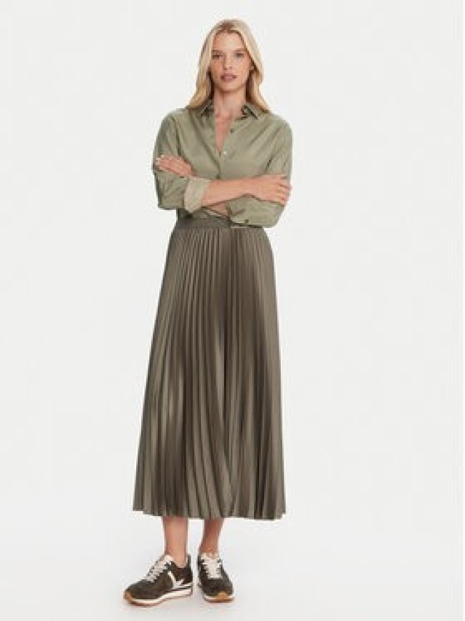 Marella Spódnica plisowana Pontiac 2523106045 Zielony Regular Fit