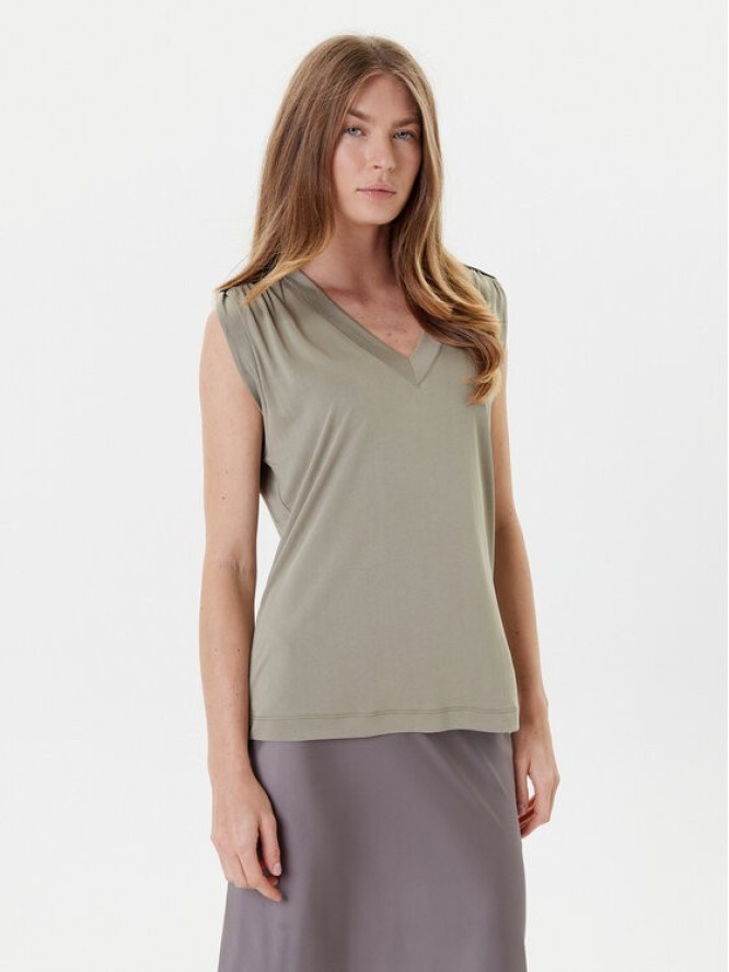 Guess Bluzka W5YP52 KCYW2 Zielony Regular Fit