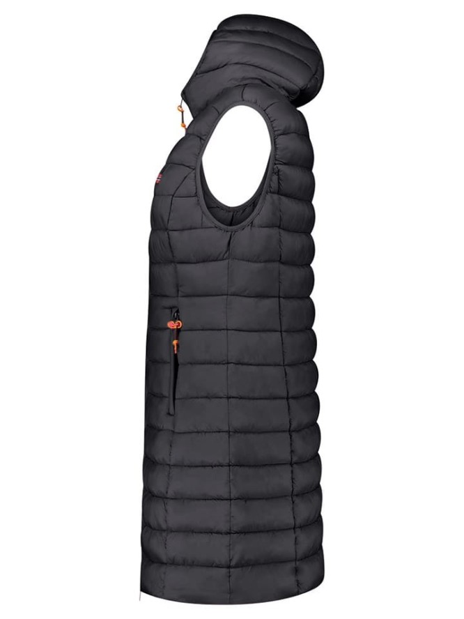 Geographical Norway Kamizelka pikowana "Vatikolor" w kolorze czarnym rozmiar: XXL