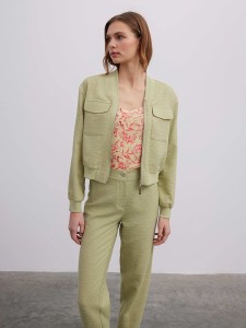 BGN Kurtka w kolorze jasnozielonym rozmiar: 38