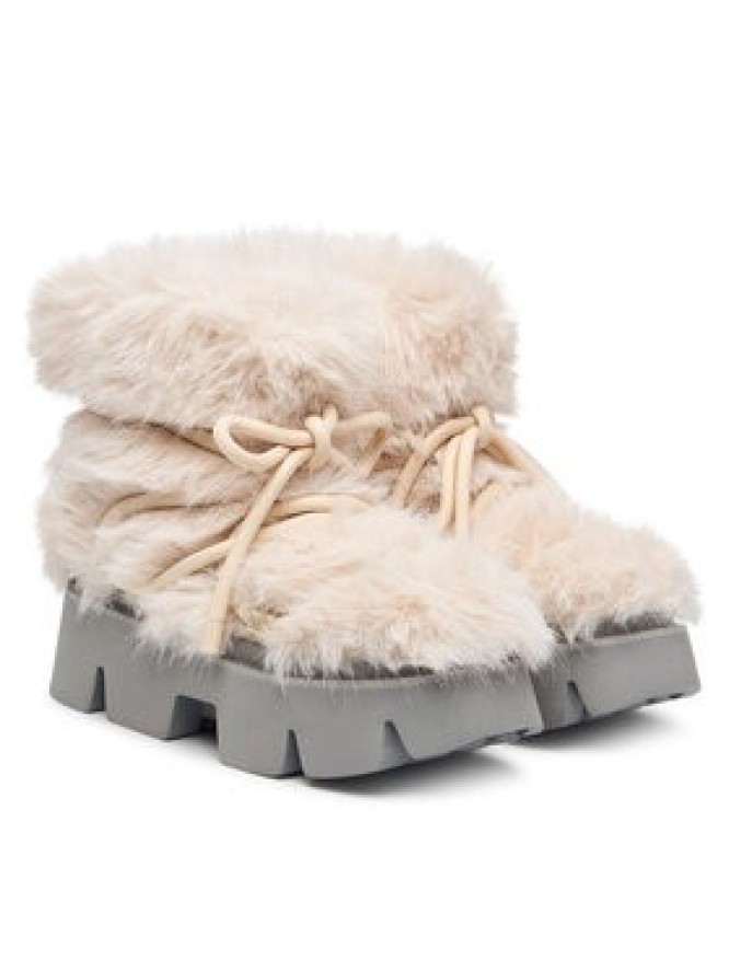 United Nude Śniegowce Stomper Fur Boot 11048828120 Kremowy