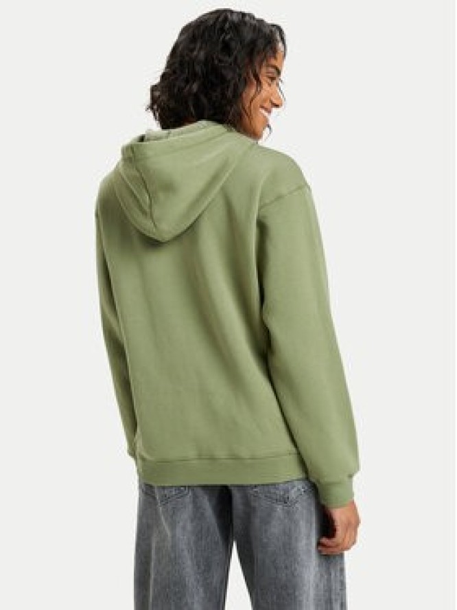 Roxy Bluza Vl Surf Stoked Hoodie Brushed ERJFT05028 Khaki Regular Fit