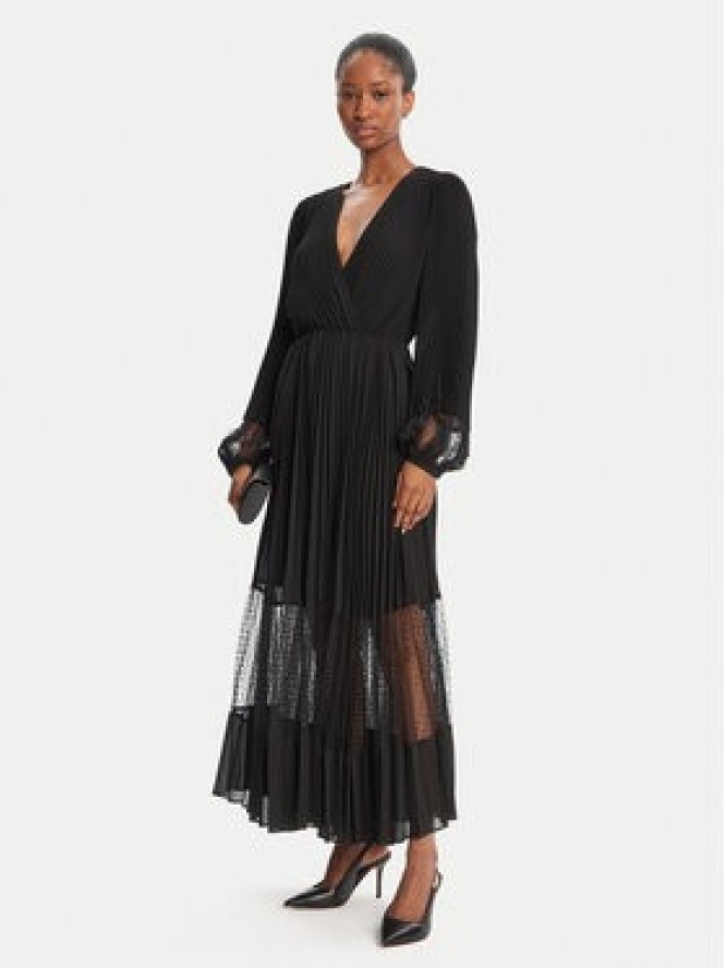 TWINSET Sukienka wieczorowa 252TP2641 Czarny Regular Fit