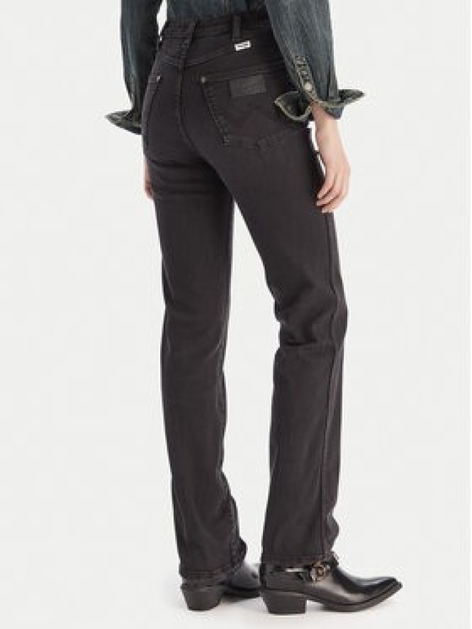 Wrangler Jeansy 112371749 Czarny Straight Fit