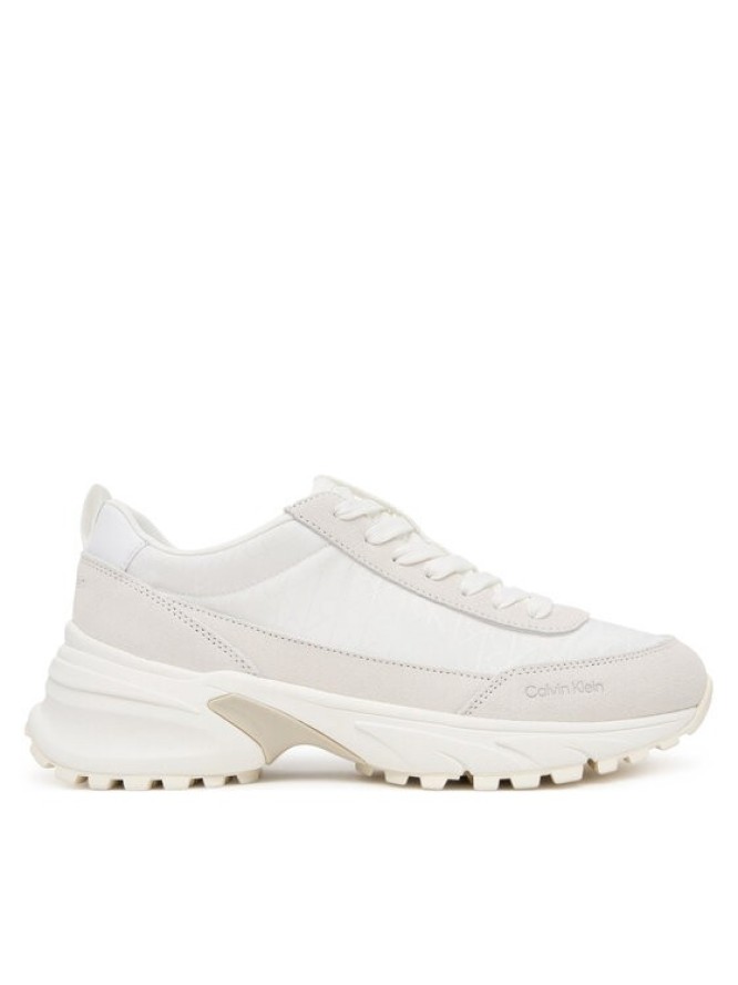 Calvin Klein Sneakersy Hike Runner Casual Ny-Su Aop Wn YW0YW01995 Biały