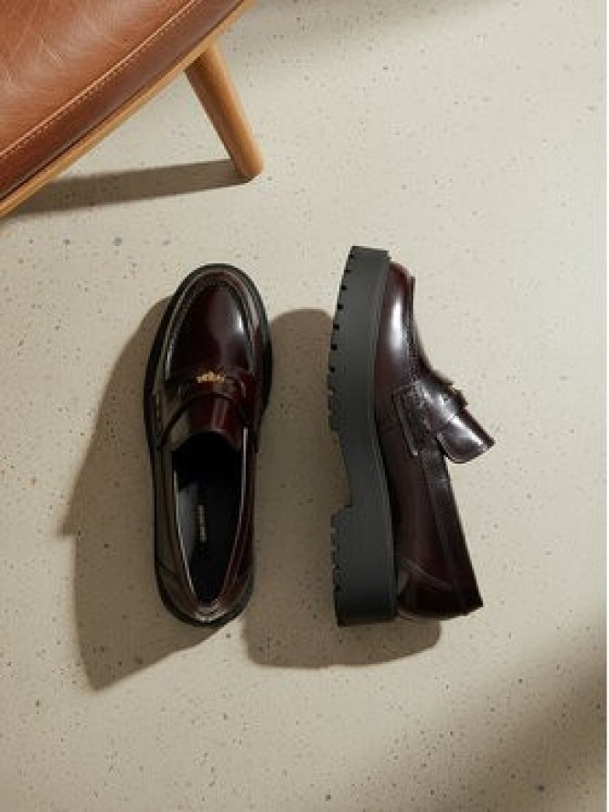 Gino Rossi Loafersy C-CARRIE1 Bordowy