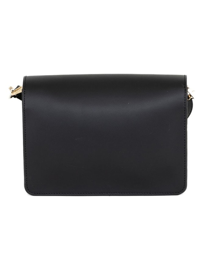 Pia Sassi Skórzana torebka "Carbonara" w kolorze czarnym - 23 x 17 x 10 cm rozmiar: onesize