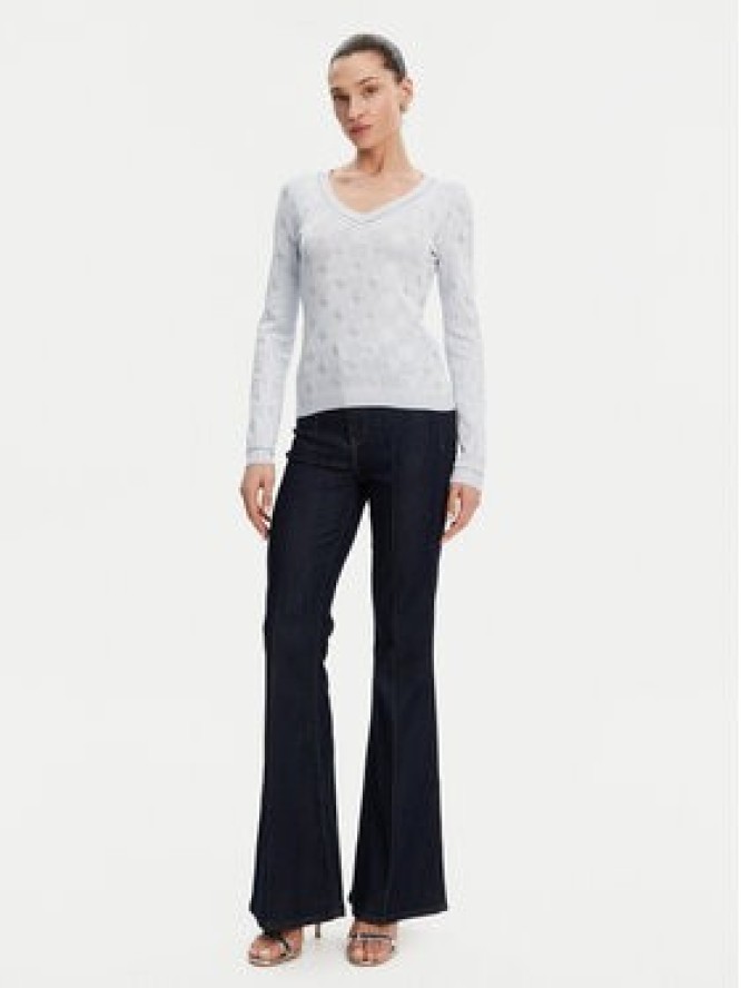 Guess Sweter W5GR07 Z3D60 Niebieski Regular Fit
