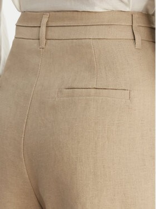 Eleh Bermudy SS260320 Beżowy Relaxed Fit