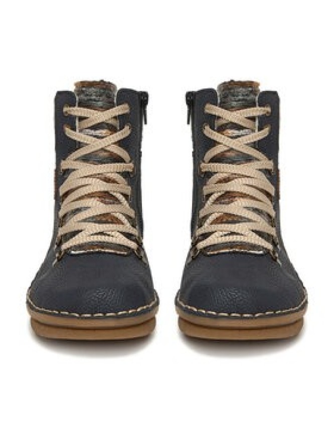 Rieker Trzewiki CEO-73343-15 Granatowy