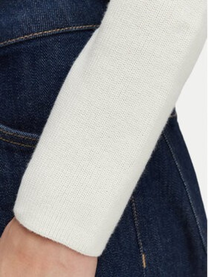 Calvin Klein Jeans Sweter LV047G309G Kremowy Regular Fit