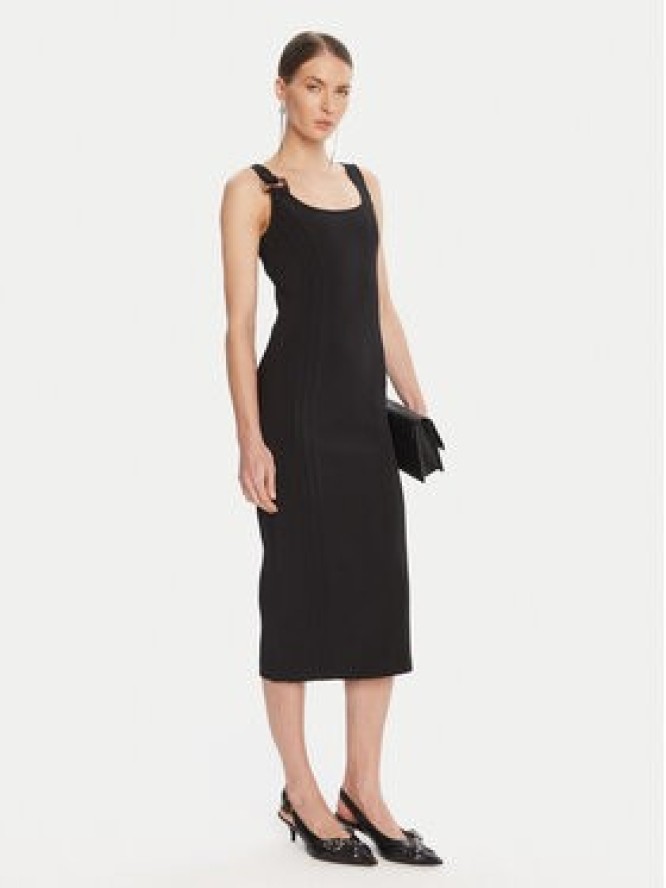 Patrizia Pepe Sukienka koktajlowa 8A1514 A6F5 Czarny Regular Fit