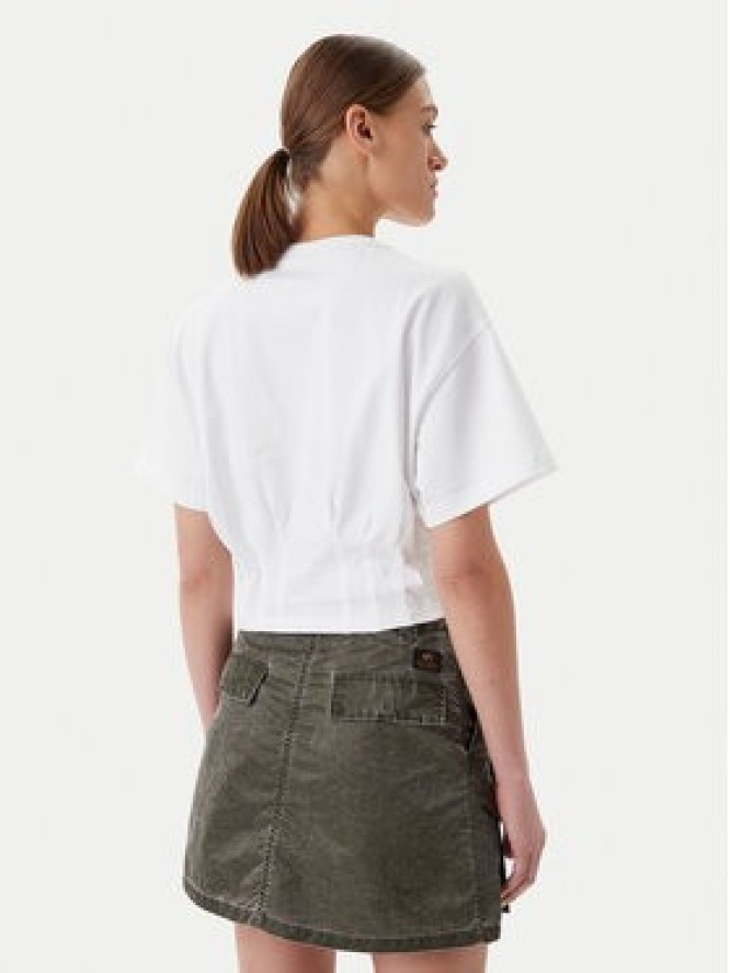 Alpha Industries T-Shirt Waisted 148070 Biały Regular Fit