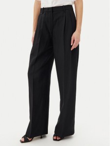 Tommy Hilfiger Spodnie materiałowe WW0WW45460 Czarny Relaxed Fit