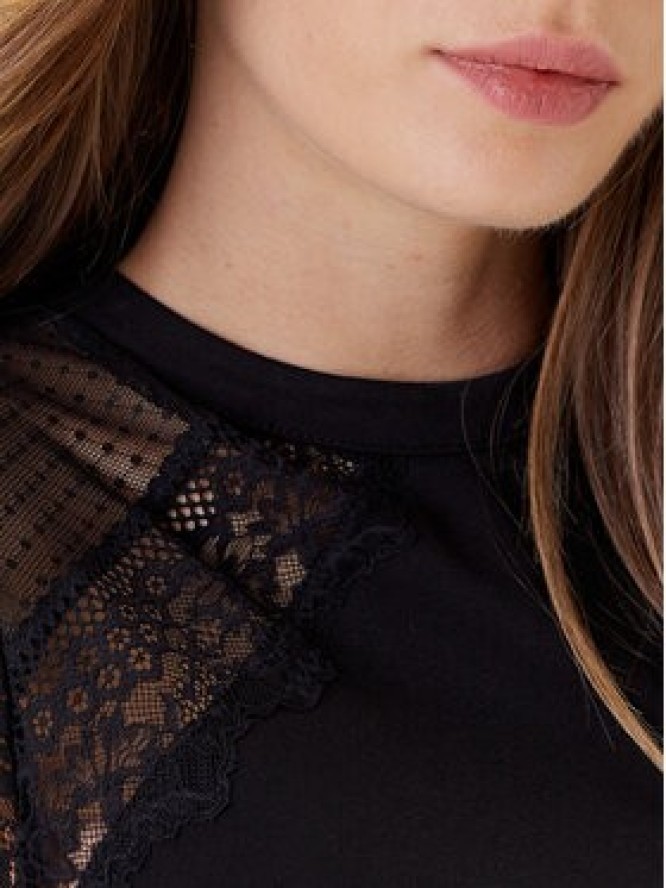 Morgan Bluzka 252-DODO Czarny Slim Fit