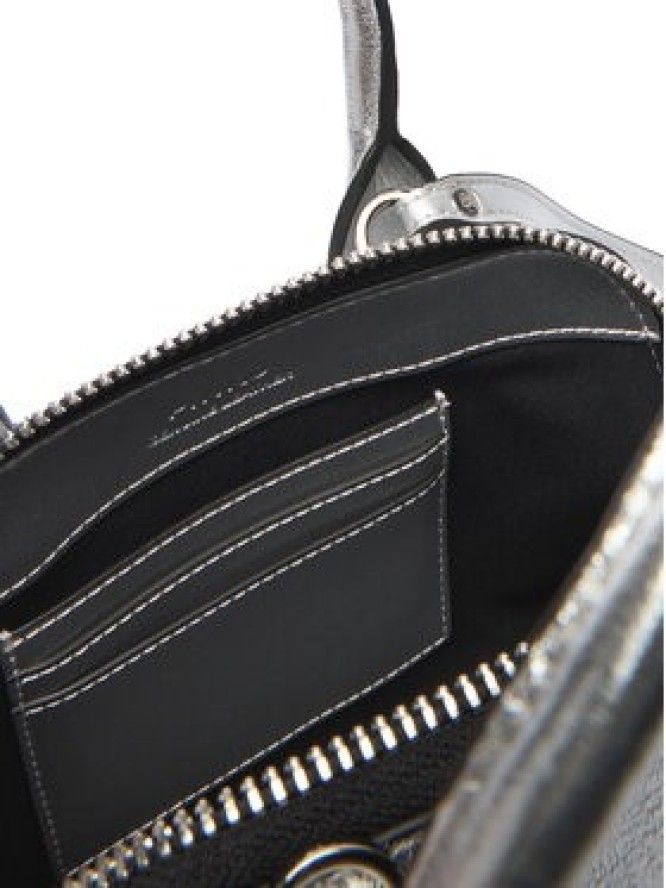 PINKO Torebka Bowling Bag Zip Mini AI 25-26 PLTT 105333 A0QO Srebrny