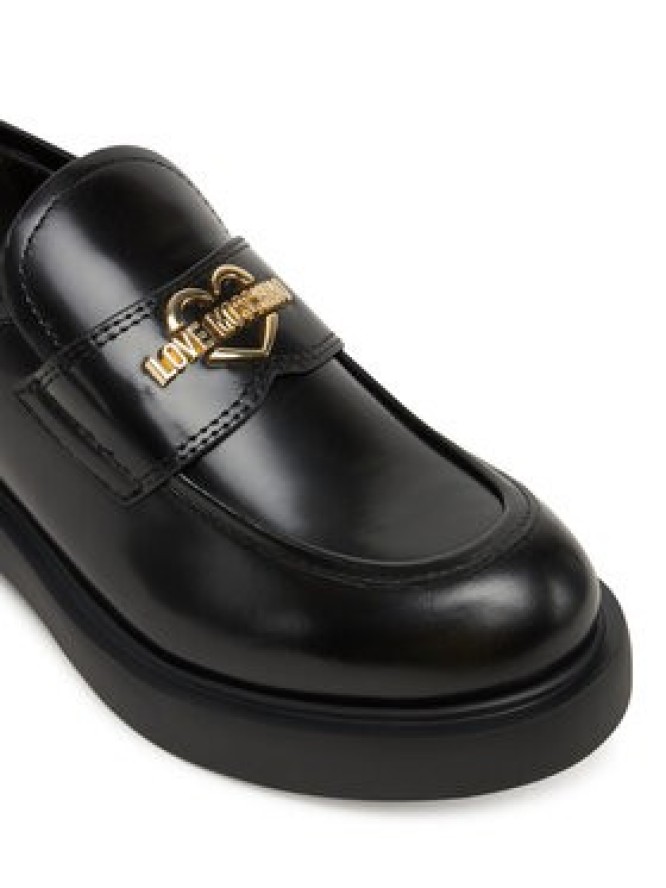 LOVE MOSCHINO Loafersy JA10404G1NJD000041 Czarny