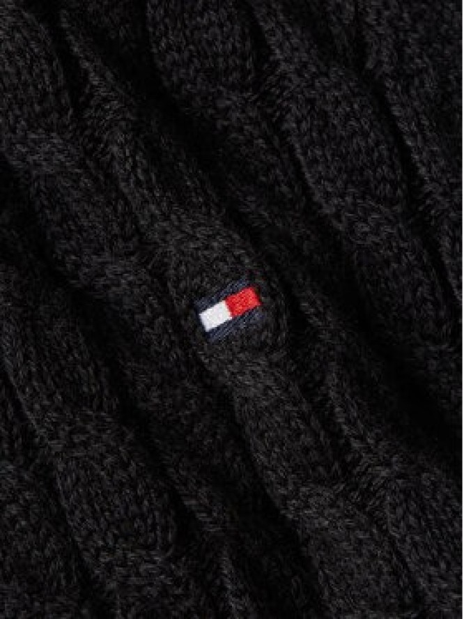 Tommy Hilfiger Kardigan Co Mini WW0WW40265 Czarny Regular Fit