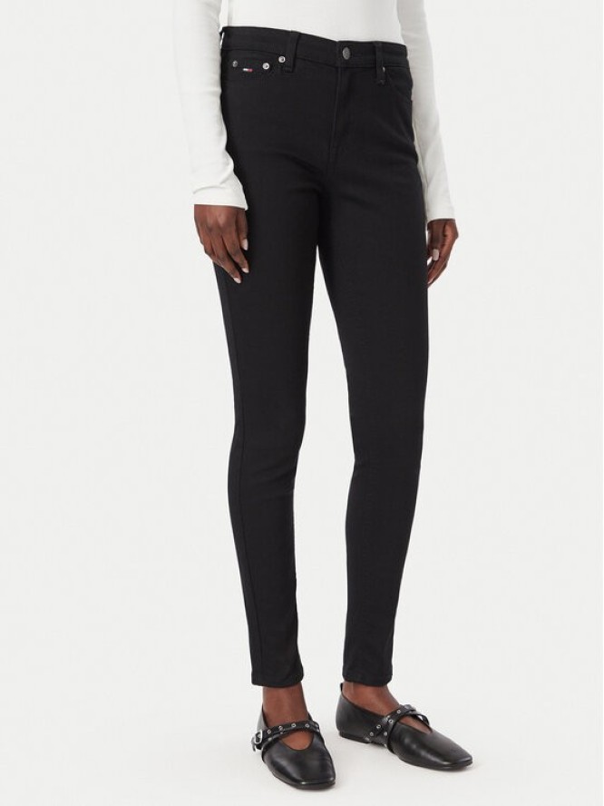 Tommy Jeans Jeansy Nora DW0DW23203 Czarny Skinny Fit