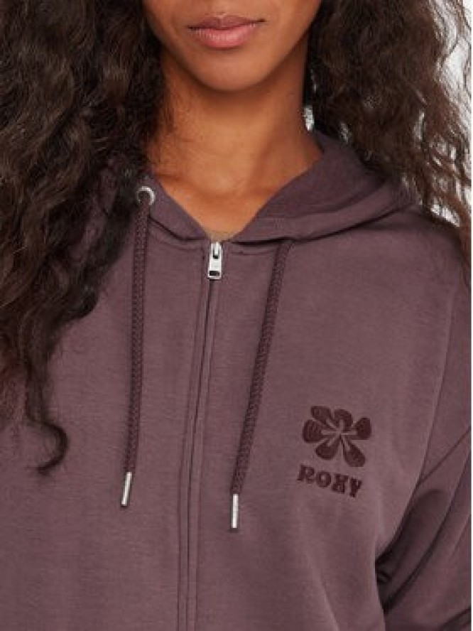 Roxy Bluza Surfing By Daylight ERJFT05048 Fioletowy Relaxed Fit