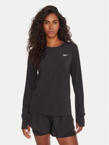 Reebok Koszulka techniczna RK25184CCW Czarny Slim Fit