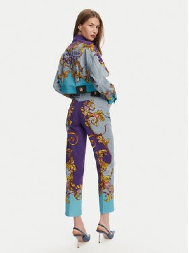 Versace Jeans Couture Kurtka jeansowa 78HAS4P0 Kolorowy Relaxed Fit