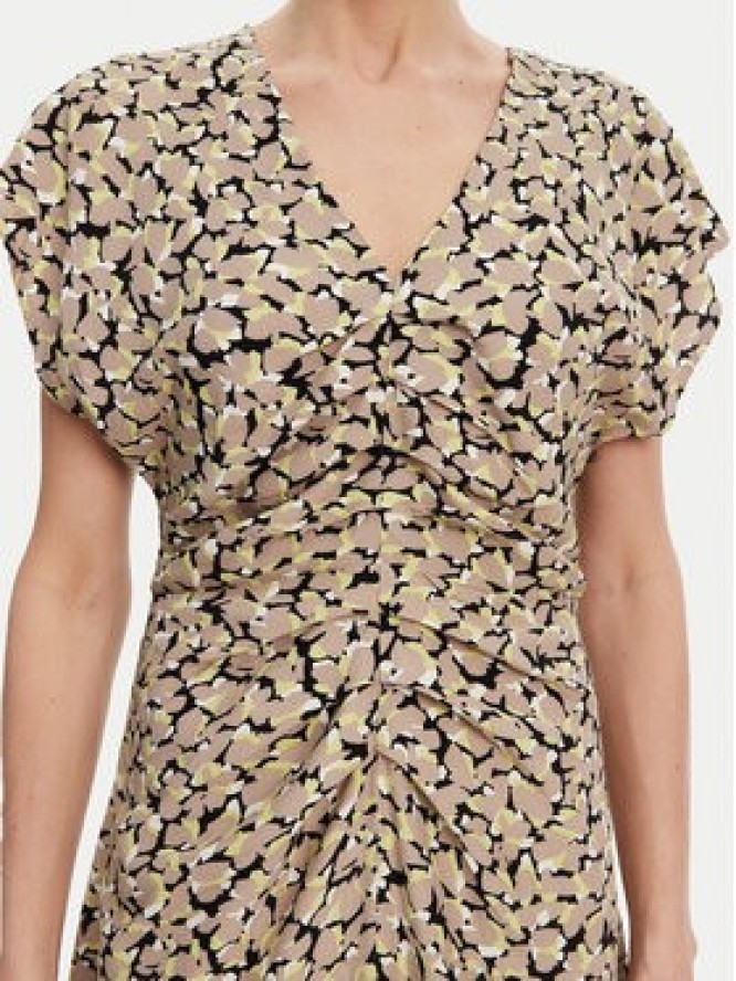 French Connection Sukienka codzienna 71YCV Khaki Regular Fit