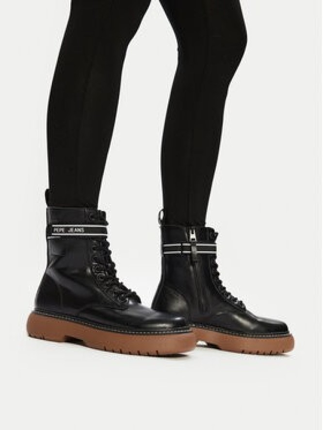 Pepe Jeans Trzewiki PLS50503 Czarny