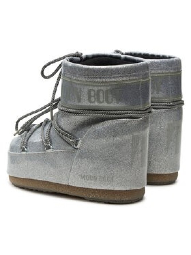 Moon Boot Śniegowce Icon Low Glitter 80D1409440 Srebrny