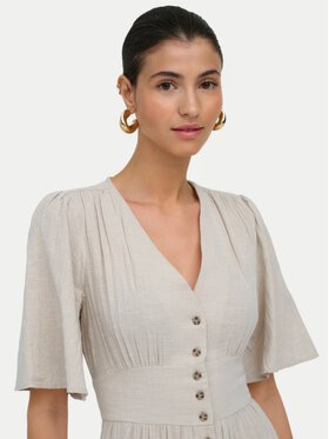 ONLY Sukienka codzienna Tizana 15373535 Beżowy Regular Fit