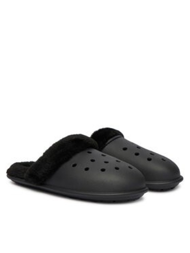 Crocs Kapcie Classic Fuzz Scuff 212143 Czarny